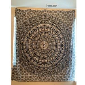 Black and White Tapestry